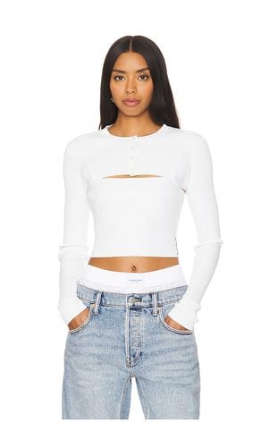 Cropped Cardigan With Cami Tank Twin Set in . Taglia S, XS - Alexander Wang - Modalova