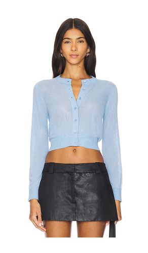 Cropped Crewneck Cardigan With Clear Bead Hotfix in . Taglia M - Alexander Wang - Modalova