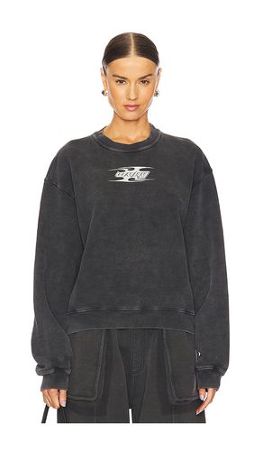 Crew Neck Sweatshirt With Blade Logo in . Taglia M, S, XS, XXS - Alexander Wang - Modalova