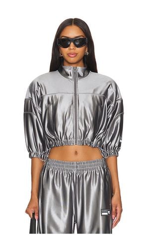 Cropped Track Jacket With Piping in . Size S - Alexander Wang - Modalova