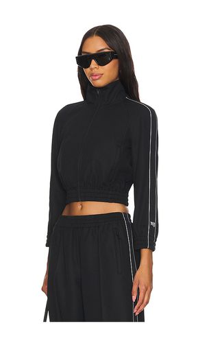 Chaqueta t by cropped track en color talla L en - Black. Talla L (también en M, S, XS) - Alexander Wang - Modalova