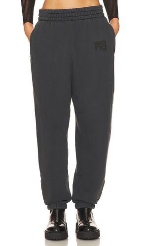 Pantalón deportivo essential en color charcoal talla L en - Charcoal. Talla L (también en M) - Alexander Wang - Modalova