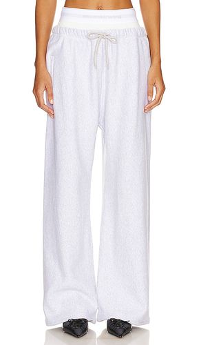 Wide Leg Sweatpant With Exposed Brief in . Taglia S, XS - Alexander Wang - Modalova