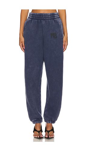 Essential Terry Classic Sweatpant Puff Paint Logo in . Taglia M, S - Alexander Wang - Modalova