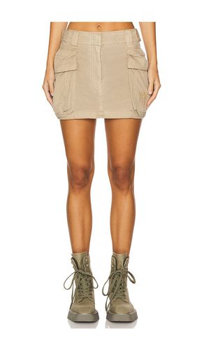 Minifalda t by big pocket cargo en color bronce talla 0 en - Tan. Talla 0 (también en 4) - Alexander Wang - Modalova