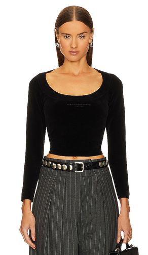 Top manga larga en color talla L en - Black. Talla L (también en S) - Alexander Wang - Modalova