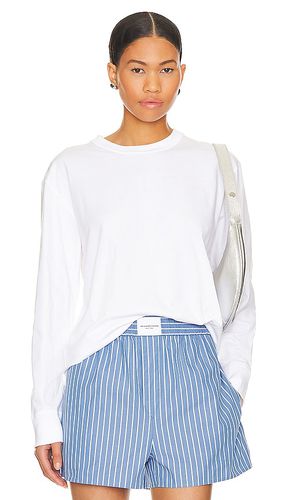 Camiseta manga larga essential en color talla S en - White. Talla S (también en XS) - Alexander Wang - Modalova