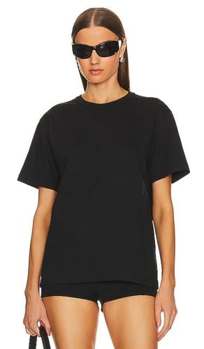 Camiseta manga corta essential en color talla L en - Black. Talla L (también en XS) - Alexander Wang - Modalova