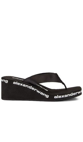 Chanclas con cuña aw en color talla 39 en - Black. Talla 39 (también en 40, 41) - Alexander Wang - Modalova