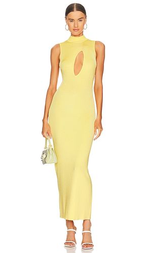 Maxivestido lola front cut out en color amarillo limon talla S en - Lemon. Talla S (también en XS, M, L) - Auteur - Modalova