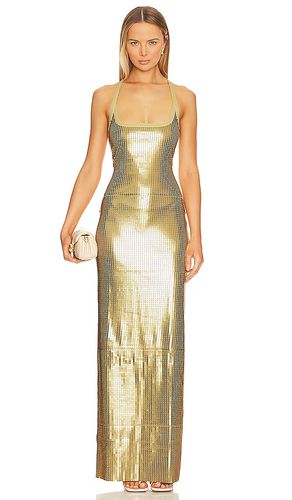 Maxivestido harlow en color oro metálico talla S en - Metallic Gold. Talla S (también en XS) - Auteur - Modalova