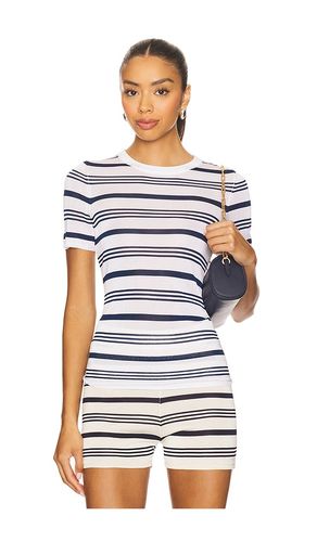 Vera top en color ivory,navy talla L (también en M, S, XS) - Auteur Studio - Modalova