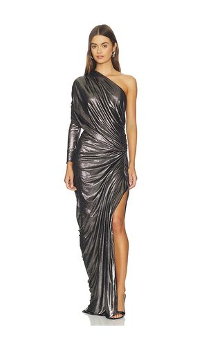 One Sleeve Draped Gown in . Taglia 34. Also in 36, 38, 40 - Atlein - Modalova