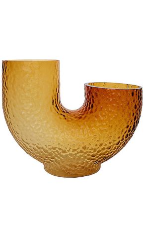 Arura medium glass vase in color orange size all in - Orange. Size all - AYTM - Modalova