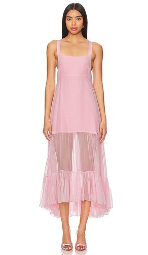 Bellevue midi dress in color pink size L in - Pink. Size L (also in S, XS) - Azeeza - Modalova