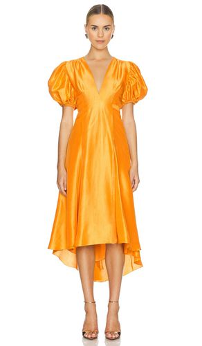Florence midi dress in color yellow size M in - Yellow. Size M (also in L, S, XS) - Azeeza - Modalova