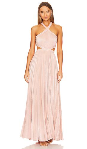 Metallic evening gown in color blush size 10 in - Blush. Size 10 (also in 12, 14, 16, 4, 6, 8) - BCBGMAXAZRIA - Modalova