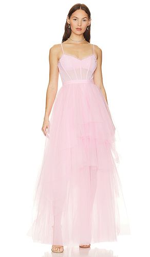 Corset tiered gown in color pink size 10 in - Pink. Size 10 (also in 2, 4, 6, 8) - BCBGMAXAZRIA - Modalova
