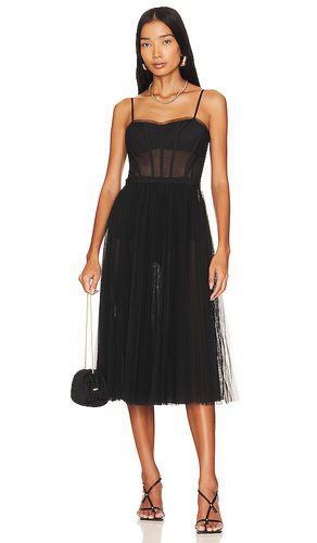 Sheer corset midi dress in color size 0 in - . Size 0 (also in 10, 2) - BCBGMAXAZRIA - Modalova