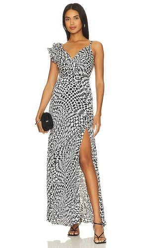 Long Printed Evening Dress in . Taglia 2, 4 - BCBGMAXAZRIA - Modalova