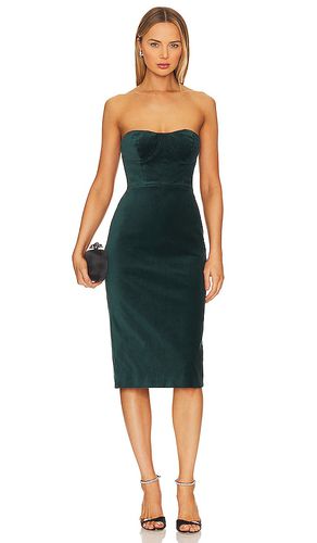 Velvet bustier dress in color green size 0 in - Green. Size 0 (also in 10, 2, 4, 6, 8) - BCBGMAXAZRIA - Modalova