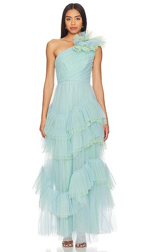 One shoulder tulle gown in color baby blue size 0 in - Baby Blue. Size 0 (also in 2, 4, 6, 8) - BCBGMAXAZRIA - Modalova