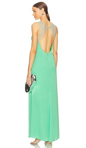 Sleeveless cut out gown en color hierbabuena talla 0 en - Mint. Talla 0 (también en 10, 12, 2, 4, 6, 8) - BCBGMAXAZRIA - Modalova