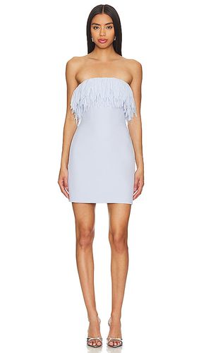 Feather evening dress in color baby blue size 0 in - Baby Blue. Size 0 (also in 10, 12, 14, 2, 4, 6, 8) - BCBGMAXAZRIA - Modalova