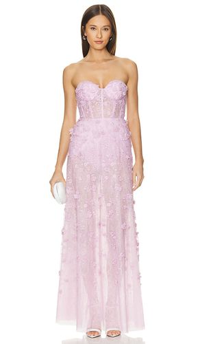 Long floral evening dress in color pink size 2 in - Pink. Size 2 (also in 4) - BCBGMAXAZRIA - Modalova