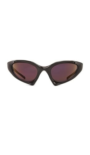 Gafas de sol runner en color negro talla all en - Black. Talla all - Balenciaga - Modalova