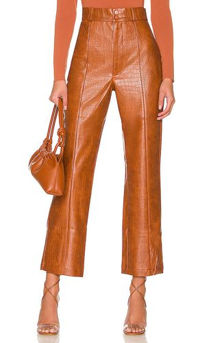 Croc faux leather pant in color cognac size 10 in - Cognac. Size 10 (also in 12, 2, 4, 6, 8) - Bardot - Modalova