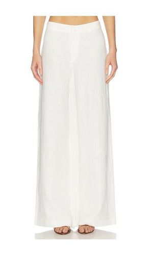 Serafina Linen Mid Rise Pant in . Size 4. Also in 2, 12 - Bardot - Modalova