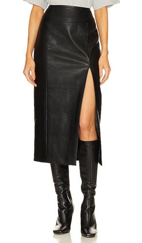 Dante Faux Leather Midi Skirt in . Size 4, 6 - Bardot - Modalova