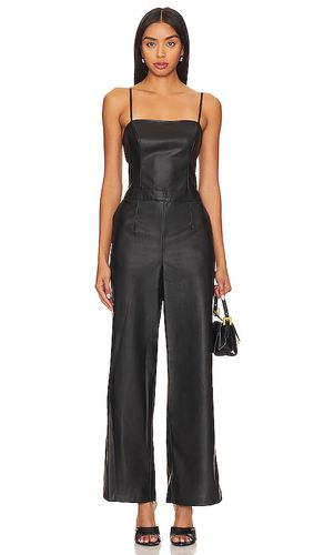 Faux leather jumpsuit en color negro talla M en - Black. Talla M (también en S, XS) - BCBGeneration - Modalova
