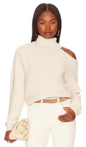 Mock neck cutout sweater in color ivory size L in - Ivory. Size L (also in M, S, XL, XS) - BCBGeneration - Modalova