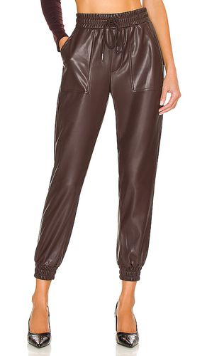 Faux leather jogger in color chocolate size XL in - Chocolate. Size XL (also in L, M, S) - BCBGeneration - Modalova