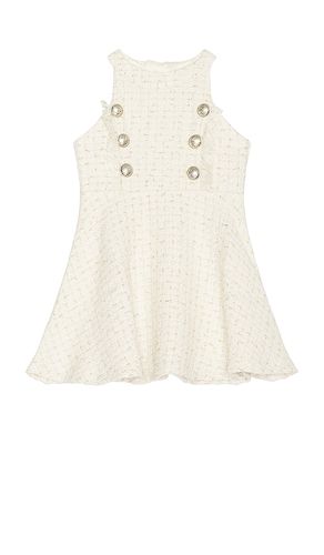 Kids Roma Boucle Dress in . Size 5, 6, 7 - Bardot Junior - Modalova