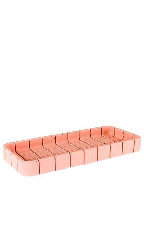Bandeja oblonga de azulejos tile oblong tray en color rosado talla all en - Pink. Talla all - Block Design - Modalova