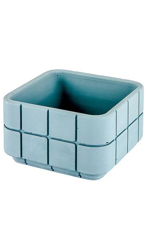 Maceta cuadrada de azulejos tile square pot en color azul talla all en - Blue. Talla all - Block Design - Modalova