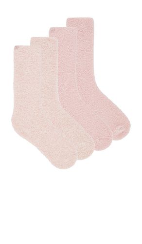 Conjunto de calcetines cozychic 2 pair sock set en color rose talla all en - Rose. Ta - Barefoot Dreams - Modalova