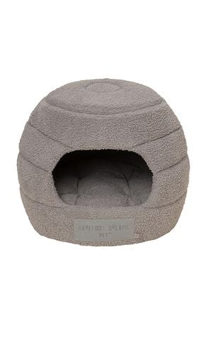 Cozychic 2 en 1 collapsible pet cave en color charcoal talla all en - Charcoal. Talla all - Barefoot Dreams - Modalova