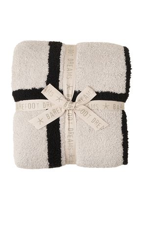 Poncho cozychic grid plaid throw en color negro, blanco talla all en - Black,White. Talla all - Barefoot Dreams - Modalova