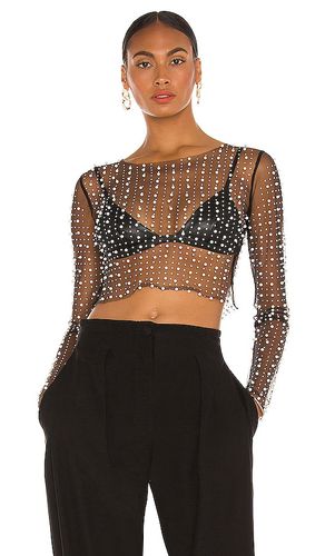 Look and glisten pearl mesh top en color talla L en - Black. Talla L (también en M, S, XS) - Beach Bunny - Modalova