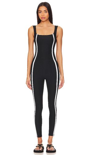 Spacedye new moves midi jumpsuit en color negro talla M en & - Black. Talla M (también en S, XL, XS) - Beyond Yoga - Modalova
