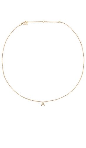 Diamond Initial Necklace in . Size P - BYCHARI - Modalova