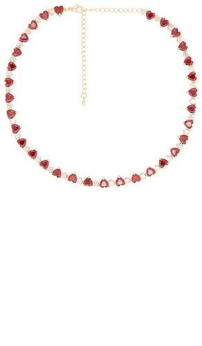 Heart to heart tennis necklace in color size all in - . Size all - BONBONWHIMS - Modalova