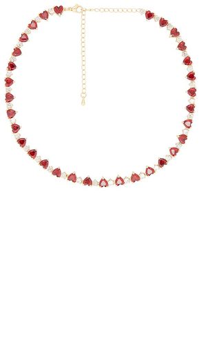 Heart To Heart Tennis Necklace in - BONBONWHIMS - Modalova