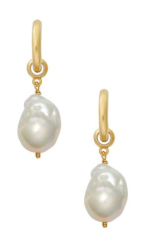 Favorite Pearl Hoops in - Brinker + Eliza - Modalova