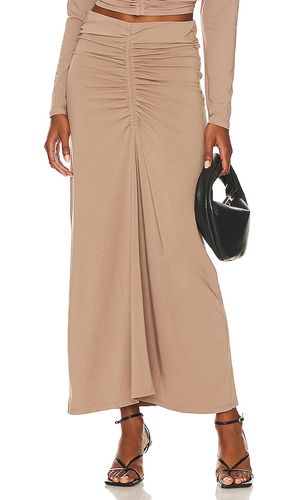 Flowy skirt in color tan size L in - Tan. Size L (also in S, XS) - Bobi - Modalova