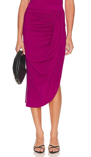 Falda midi en color morado talla L en - Purple. Talla L (también en M, S, XS) - Bobi - Modalova